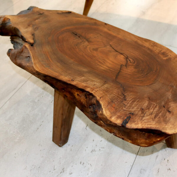 Sitzbank aus massivem Nussbaumholz